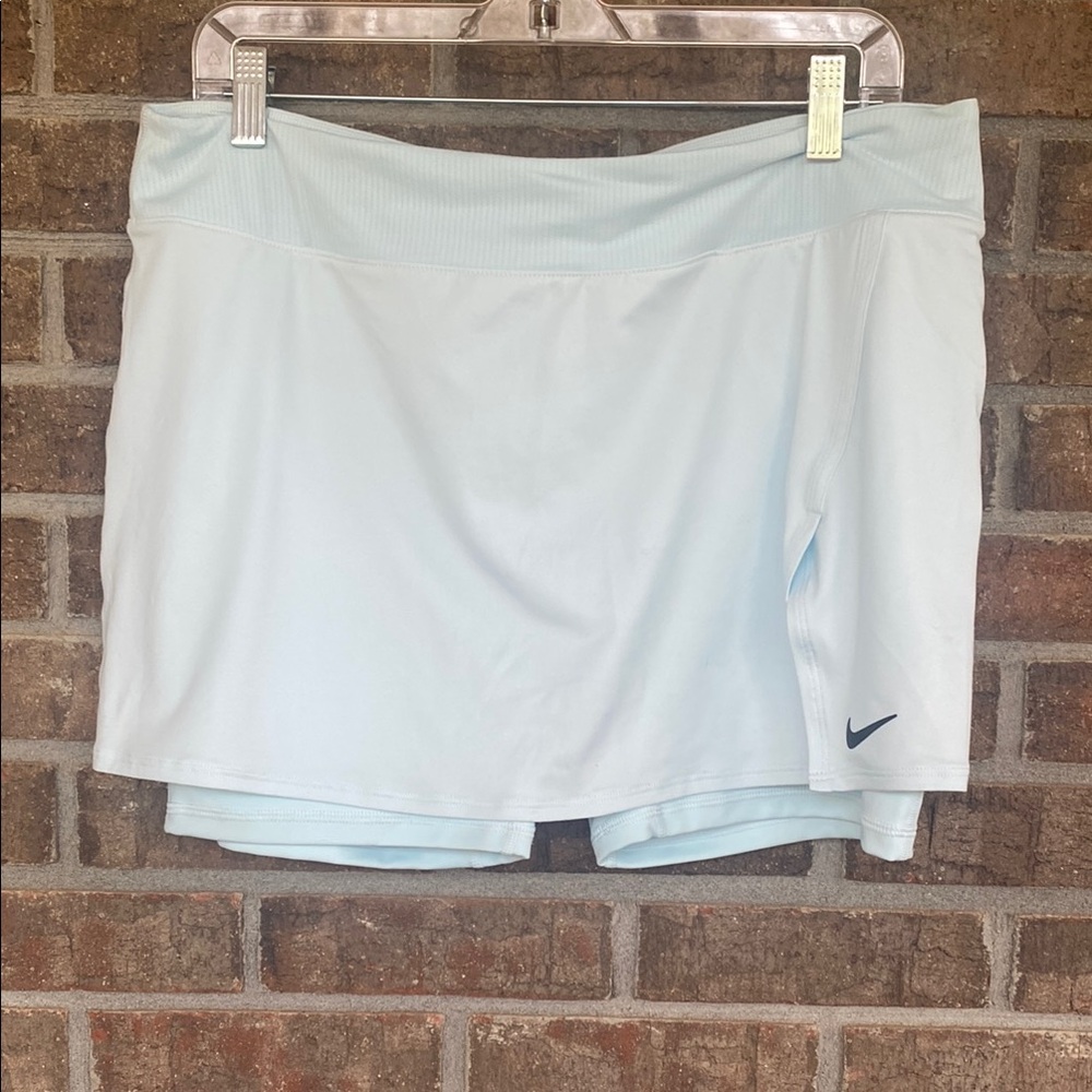 Nike Women’s Pale Blue Athletic Skort with Built-in Shorts